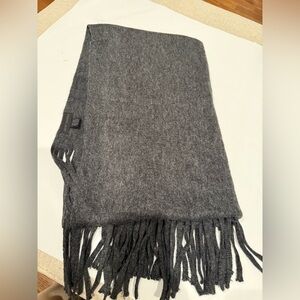 Steve Madden Crazy Soft  Dark Charcoal Acrylic Scarf